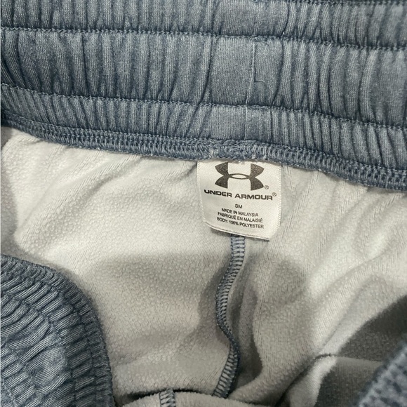 Under Armour Men’s Small Gray and Black Split Hem Track Pants Size Small - Picture 3 of 6